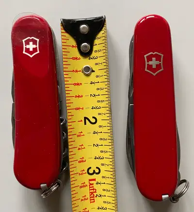 New Victorinox folding/pocket knife. EDC in red. Selling for $45.00 each