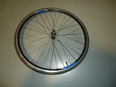 700x25c Giant front road bike wheel with tire and tube 8 speed Q, View more
