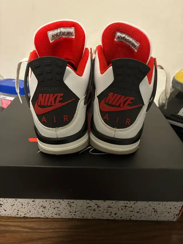 Jordan 4 fire red (2020) release in Men's Shoes in City of Toronto - Image 4