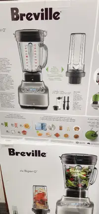 Breville Super Q and Cuisinart food processor - BNIB