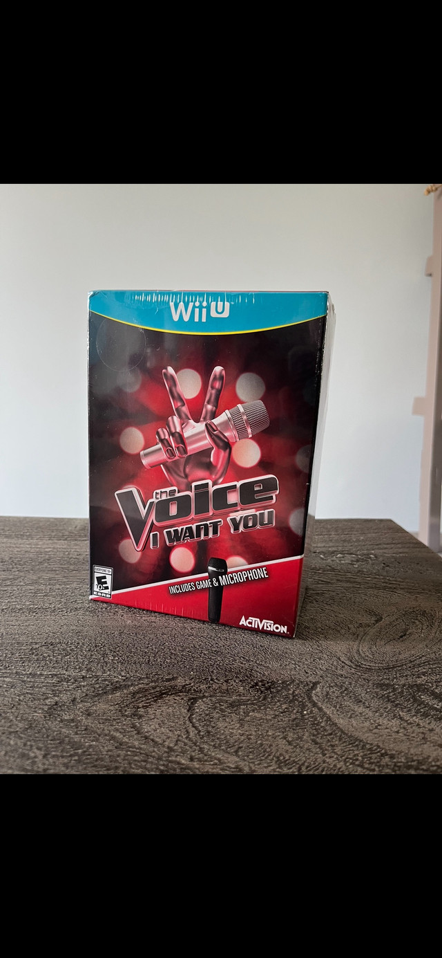 Wii U The Voice Sealed in Box  in Nintendo Wii U in Bedford
