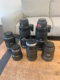 Various 4/3 and Micro 4/3 Lenses
