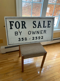 For Sale By Owner - Vintage Sign 
