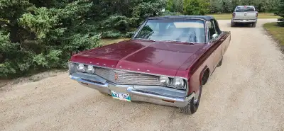 1968 Chrysler Newport convertible for sale. 383 Big Block Open to offers Current safety Has a bunch...