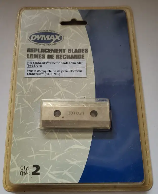Dymax Replacement BladesFits Yardworks Electric Garden Shredder in Lawnmowers & Leaf Blowers in Oshawa / Durham Region - Image 4