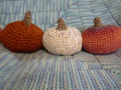 Handmade Crocheted Pumpkins, View more