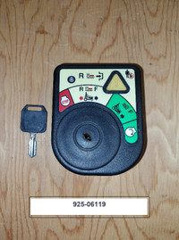 Riding Mower Ignition Switch with Reverse Cut safety and Key.