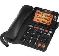 AT&T Corded Telephone w/ 25-Minute Digital Answering System & La