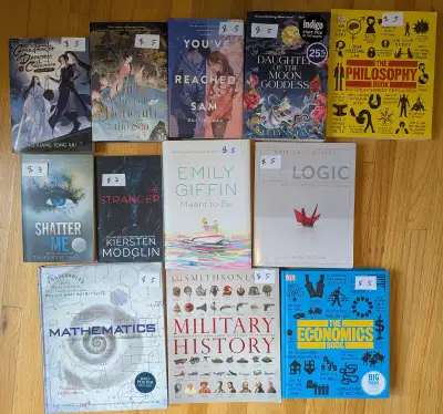 Teenage book, see price. Or $50 all together, View more
