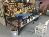 Établi table atelier de travail en acier bench