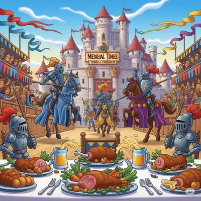 2 Tickets to Medieval Times, View more