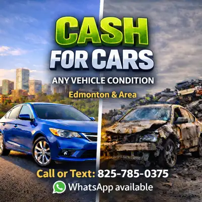 EDMONTON CASH FOR CARS Local vehicle buyers offering fast & honest purchases We buy: Clean cars in g...