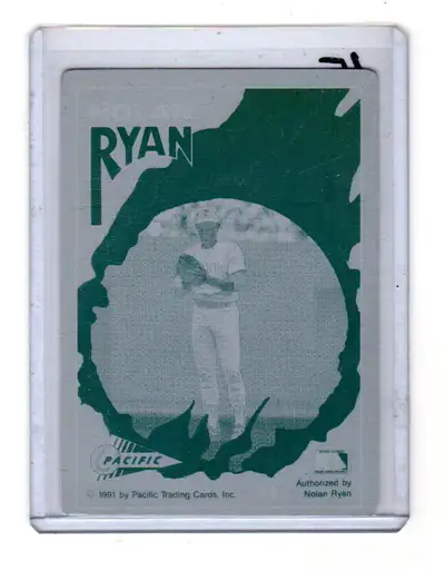 CARTE DE BASEBALL CARD NOLAN RYAN PRINTING PLATE 1/1, View more