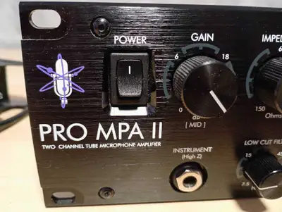 ART Pro MPA II - Stereo Tube Microphone Preamp, View more