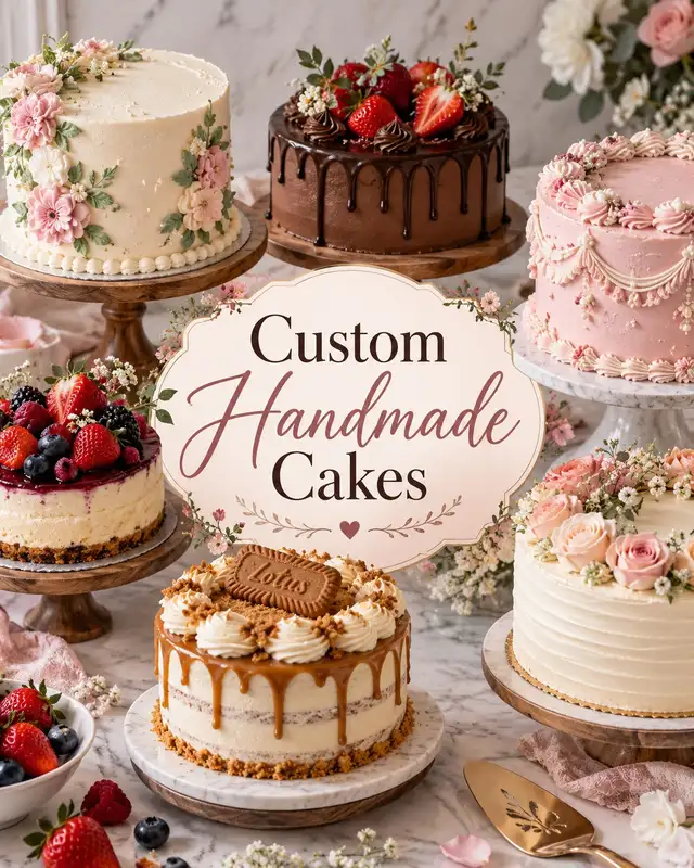 Custom Handmade Cakes