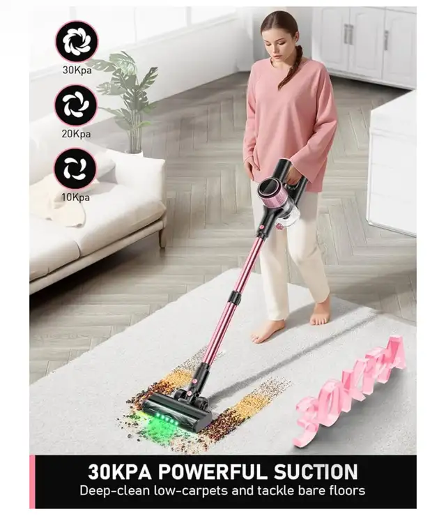 Cordless Vacuum Cleaner, 350W/30Kpa 62863738514561123