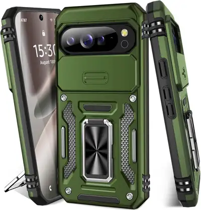 Pixel 9 Pro XL Case w/ Slide Camera Cover & Kickstand (NEW), View more
