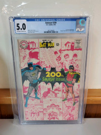 Batman 200 Graded CGC 5.0 comic 