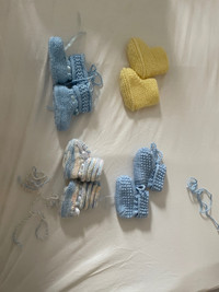 Pantoufles tricotées bébé