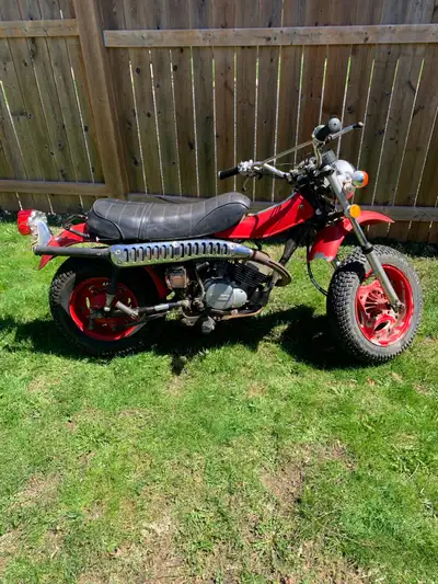 1975 Suzuki RV125 Runs and rides good, can be tricky to get started sometimes Everything but the spe...