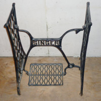 CAST IRON Industrial Table Legs Vintage Singer Sewing Machine