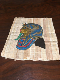 Papyrus 9 by 7 inches hand   painted