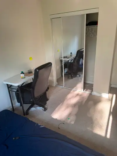 Shared apartment of 2 bedroom and a den. In-apartment laundry room. Furnished room for rent. Suitabl...
