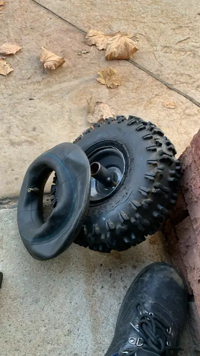 snowblower tire INSTALLATION , View more