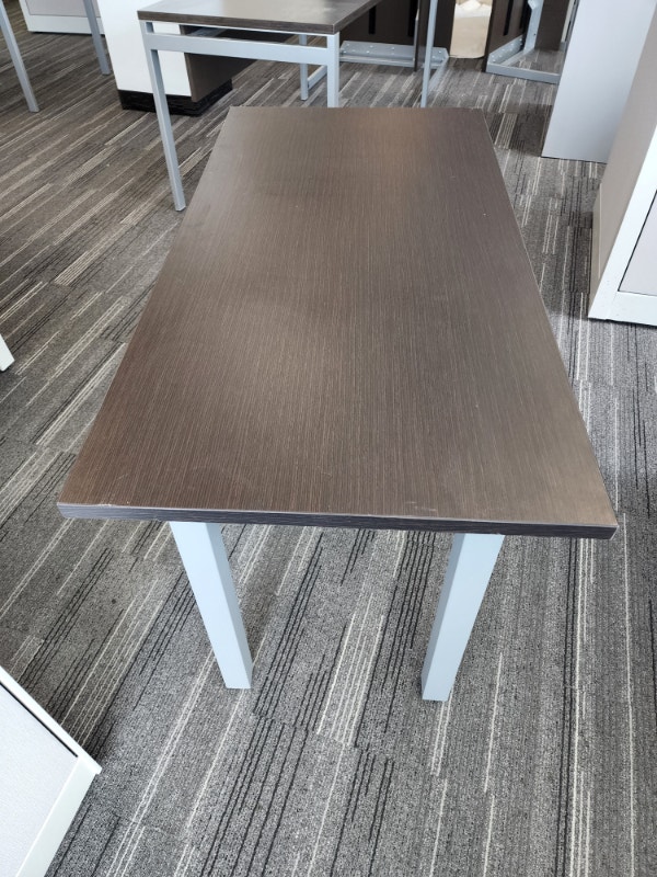 Solid Table Bureau Bois Et Metal HON Utility Rectangular TableD