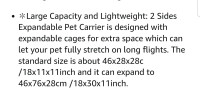 Pet Carrier - Expandable, small pet, airline approved