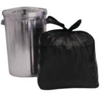 Black Garbage Bags, Liners, Regular, Strong, Extra Strong