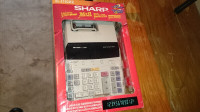 Calculators, various Models Sharp,Canon, with printer-used, work