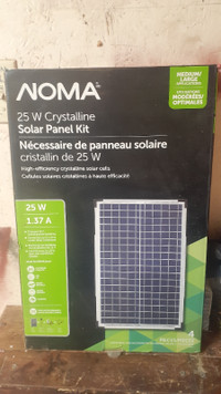 NOMA Solar Panel Kit 25W Crystalline