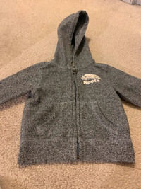 Baby roots zipper hoodie