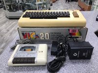Commodore Vic 20 with cassette deck notes