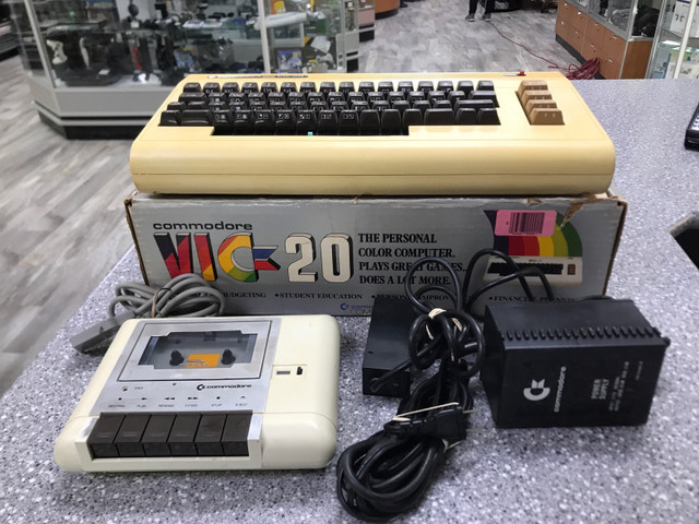Commodore Vic 20 with cassette deck in General Electronics in Oshawa / Durham Region