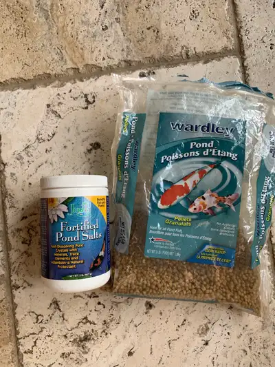 Koi Food and Pond Salts , View more
