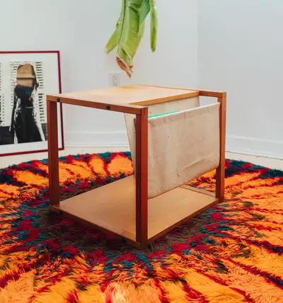 MCM Teak Magazine/ Record Table, View more