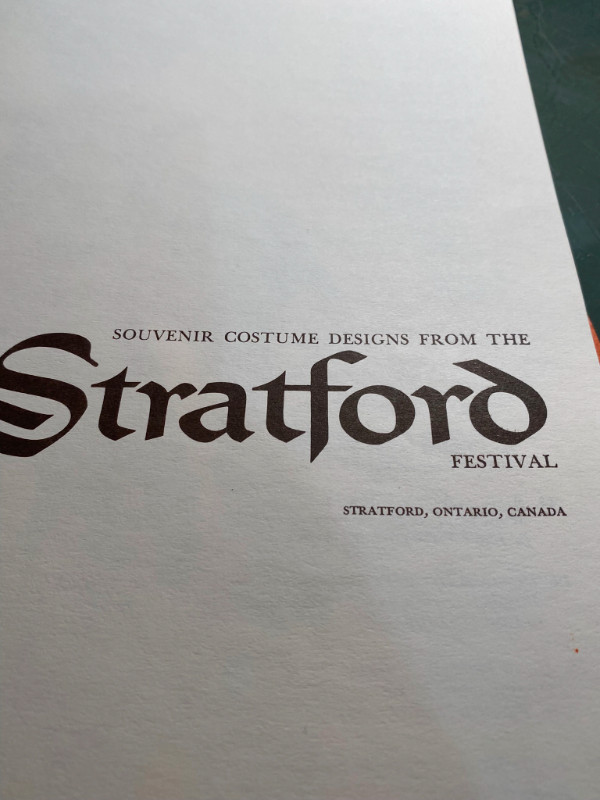 Stratford Festival Canada Souvenir Costume Sketches 22 Prints Th in Arts & Collectibles in Vancouver
