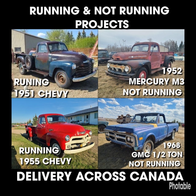 PROJECTS DELIVERY ACROSS CANADA Classic Cars Red Deer Kijiji