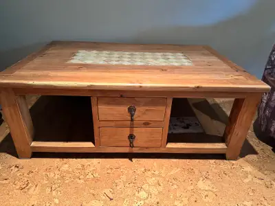 Rustic Farmhouse coffee table , View more