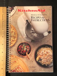 Kitchen aid mixer recipes and instructions book