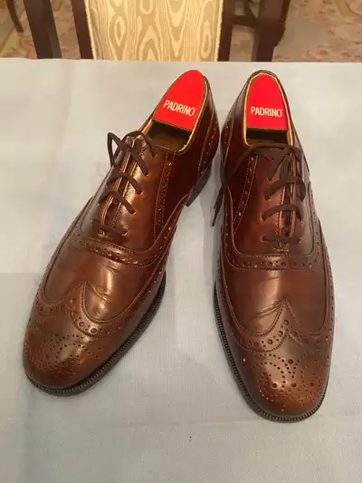 Nunn Bush brown leather dress shoes size 8 1/2