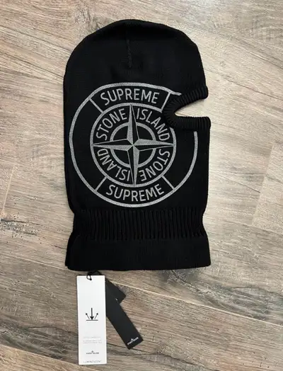 Stone Island black balaclava glow in the dark , View more