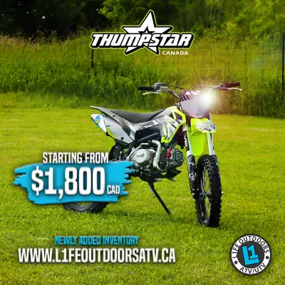 THUMPSTAR DIRT BIKES / MINI BIKES / PIT BIKES -For Kids & Adults, View more