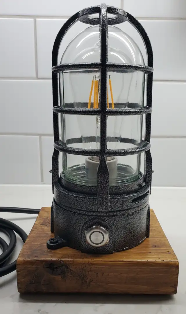 Steampunk Industrial Desk lamp with touch dimmer in Indoor Lighting & Fans in City of Toronto - Image 3