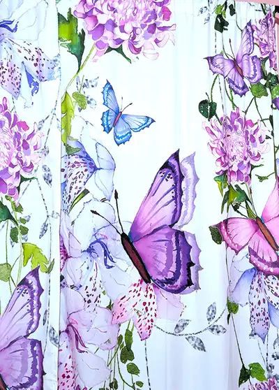Brightly Coloured Curtains, View more