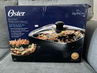 Oster electric versatility, skillet, brand new