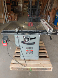 King 10" Cabinet table saw