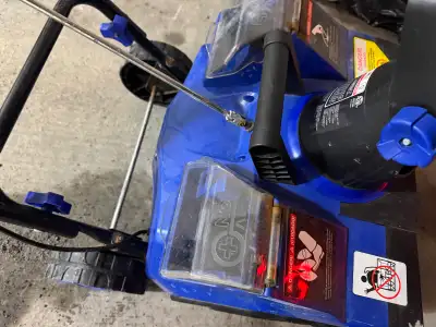 Snowjoe Cordless snow blower bundle, View more
